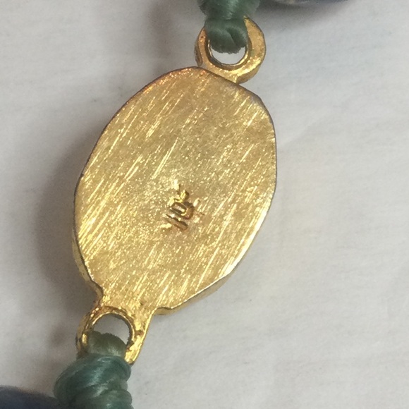 Vintage Chinese Hand Painted Porcelain Hand Knotted Beaded Necklace - Picture 11 of 11